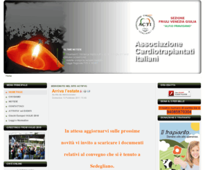 actifvg.org: Benvenuto nel sito ACTIFVG - actifvg
Sito della sezione Friuli Venezia Giulia dell'A.C.T.I.