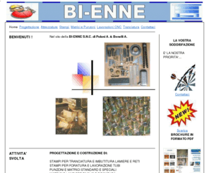 bi-enne.com: bi-enne.com ATTREZZATURE MECCANICHE-STAMPI TRANCIATURA E IMBUTITURA-LAVORAZIONI MECCANICHE
