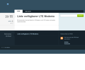 ltemodems.org: lte modems
lte modems - Ein weiteres tolles WordPress-Blog