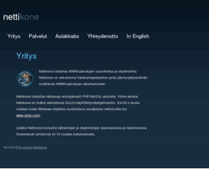 nettikone.net: ATK-palvelu Nettikone
Internet-ohjelmointi, PC-asennukset