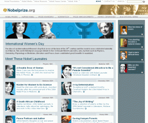 nobelprize.org: Nobelprize.org
Nobelprize.org, Official web site of the Nobel Foundation