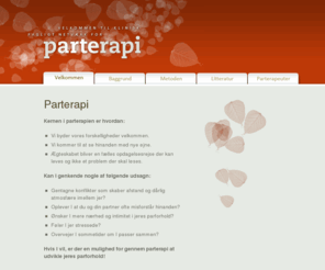 parterapeuter.dk: Parterapi - Velkommen
