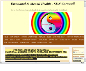 mentalhealthcornwall.org: Service User Network Cornwall
Service Users of Emotional and Mental Health Care in Cornwall, help and support.