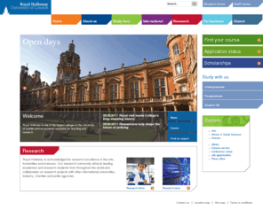 rhul.net: Royal Holloway, University of London home
Royal Holloway University of London