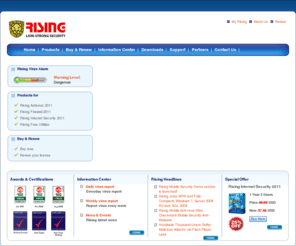 rising-global.com: Rising - 
        Antivirus,Firewall,Virus,Trojan,Worm Protection,Free Download
Download antivirus software and get all the firewall security you need with
Rising Antivirus Solutions. Get a free trial to remove trojan virus threats while online now!
