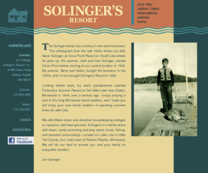 solingersresort.com: Welcome to Solinger's Resort
