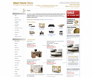 idealhomestore.com: Beds, Bunk Beds, Leather Beds Sofas and Furniture. Finance Buy Now Pay Later
Beds, Leather Beds, Bunk Beds, Sofas, Furniture and More. Massive bed and Sofa SALE, FREE Delivery! 0% Finance Buy Now Pay Later on order over £500. Beds leading manufacturers like Birlea and Julian Bowen Beds