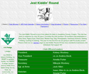 jestkiddinround.com: Jest Kiddin' Round
4H goat & swine club in Grants Pass Oregon