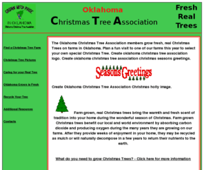 okchristmastrees.com: Oklahoma Christmas Tree Association - Christmas Tree Growers in Oklahoma
Oklahoma Christmas Tree Association - Christmas tree growers in Oklahoma.