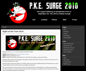 pkesurge.com: PKE Surge - The Largest Gathering of Ghostbusters Fans
