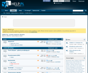 vbhelp.pl: vBHELP.pl - Polskie wsparcie vBulletin - Portal
Home