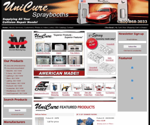 imcequipment.com: UniCure Spraybooths & Interstate Marketing Corporation - www.spraybooths.com
Interstate Marketing has built equipment for collision repair shops both large and small, national chains, dealer groups, truck dealers, truck manufacturers and the U.S. Government. UniCure Spraybooths has the reputation, the references, the personnel, and the superior products that are known industry-wide and will earn your confidence. spraybooths.com