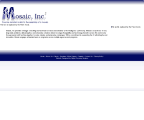 mosaic-inc.com: Welcome to Mosaic Inc.
Mosaic Incorporated