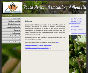 sabotany.com: SAAB - Home page
South African Association of Botanists.