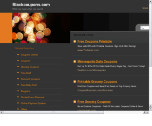 blackcoupons.com: Blackcoupons
blackcoupons.com blackcoupons