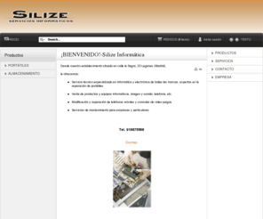 silizeinformatica.es: SILIZE Servicios Informáticos
Silize servicios informaticos, servicio técnico informática, electrónica, todas las marcas, expertos en la reparación de portátiles, venta equipos informáticos, imagen y sonido, telefonía, modificación, reparación teléfonos móviles, consolas videojuegos, mantenimiento para empresas, particulares