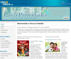 vivaenfamilia.org: Bienvenido a Viva en Familia
Viva en familia, recursos para familias catolicas, vida familiar, familia hispana usa, educacion y familia