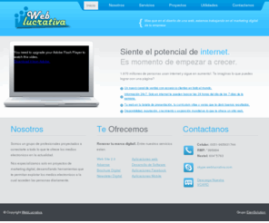 weblucrativa.com: Diseño Web económico - Web Lucrativa .: Ahora tener tu web es mas facil :.
Diseño web profesional. Dedicada al diseño de paginas web adaptadas a medida, de comercio electrónico y mas.