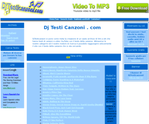 djtesticanzoni.com: Testi canzoni
Testi delle canzoni, video musicali con il testo, lyrics 