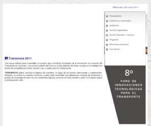 transnova.es: Transnova 2011 
Joomla! - el motor de portales dinámicos y sistema de administración de contenidos