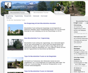 mountainbike-touren.net: Mountainbike Touren: Mountainbike Touren
Mountainbike Touren, Mountainbike Forum und Mountainbike-Alpencross-Infos
