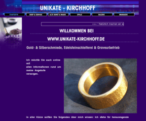 old-art.com: Gold, Silber, Unikate, Sonderanfertigungen aus Gold und/oder Silber
Gold und Silberunikate, Alte-Kunst, Sonderanfertigungen in Gold oder Silber mit oder ohne Bernstein, Edelsteine, Fossile Gesteine, Leder... 