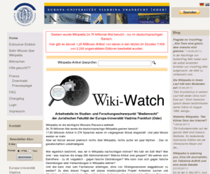 wiki-watch.de: Wiki-Watch
Wiki-Watch