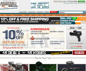 corepaintballproducts.com: Paintball Guns & Markers at Paintball-Online.com
The Internet's largest paintball store featuring over 4,000 paintball guns, markers and other gear.  Free shipping and 10% off for all VIP members.