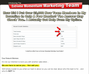 extrememomentumteam.com: Extreme Momentum Team
Extreme Momentum Marketing Team