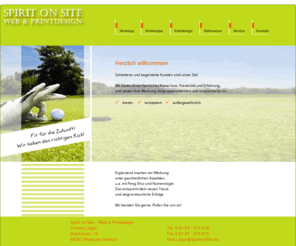 spiritonsite.de: Spirit on Site - Webdesign - Printdesign - Grafikdesign - Marketing - Werbung
Webdesign, Printdesign, effektives Marketing und kreative Werbung für Ihren Erfolg. 