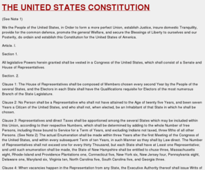 the-constitution.info: The Constitution
The Constitution of the United States of America including the 27 Constitutional Amendments