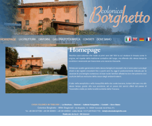 colonicaborghetto.com: Casa colonica in toscana - Colonica Borghetto - Affitti Stagionali
 Vecchia casa colonica che risale ai primi anni del '900 la cui struttura è rimasta come in origine, nel rispetto della tradizione conta Casa colonica in toscana Colonica Borghetto - Affitti Stagionali