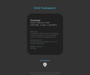 htmlframework.com: HTML Framework
HTML Framework