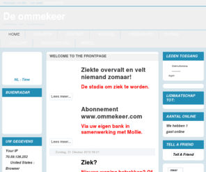 ommekeer.com: Ommekeer.com - uw ommekeer! - Ommekeer.com - uw ommekeer!
 Abonnement www. ommekeer. com Via uw eigen bank in samenwerking met Mollie. 