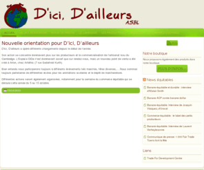 dicidailleurs.org: D'ici D'ailleurs, ASBL
