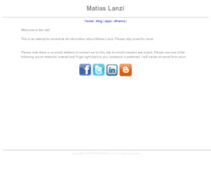 matiaslanzi.com: Matias Lanzi
All you need to know about Matias Lanzi.