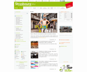 strasbourg.fr: Strasbourg.eu - Accueil
Site officiel de la ville et de la communauté urbaine de Strasbourg (CUS) : découvrez la ville, son patrimoine, ses projets, son histoire, sa vie culturelle, facilitez vos démarches administratives.