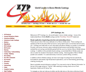 zypcoatings.com: ZYP Coatings, Inc.
