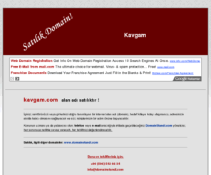 kavgam.com: Satılık Domainler | Kavgam - kavgam.com
Kavgam - kavgam.com alan adı satılıktır !