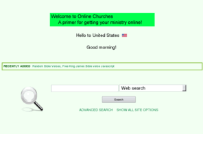 online-churches.org: Online Churches
Online-Churches - A Primer for Getting Your Church Online!