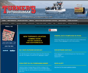turnerstore.com: Turner's Outdoorsman
Southern California's fishing, hunting, and shooting headquarters since 1971