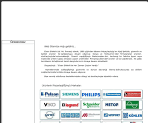 duzceelektrik.net: ELSAN ELEKTRK MALZEMELER TC. ve TAAH. LTD.T. | DZCE ELEKTRK 
	FRMALARI | www.elsanelektrikltd.com | www.duzceelektrik.net
ELSAN ELEKTRK MALZEMELER TC. ve TAAH. LTD.T. | DZCE ELEKTRK FRMALARI | www.elsanelektrikltd.com | www.duzceelektrik.net