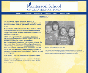 msgh.org: Montessori School of Greater Hartford - Nurturing the Love of Learning Since 1964 - HOME
Montessori School of Greater Hartford - Nurturing the Love of Learning Since 1964