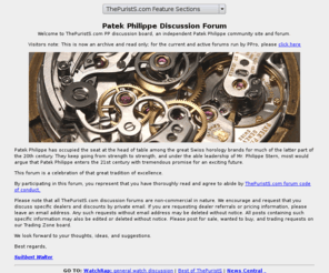 patekphilippeforum.com: www.patekphilippeforum.com
Patek Philippe forum and discussion board