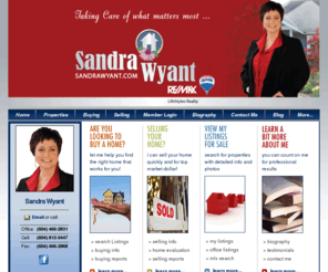 sandrawyant.com: Sandra Wyant : RE/MAX Ridge Meadows Realty : Home
