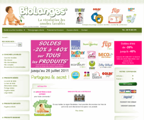 biolanges.fr: Vente de couches lavables : Biolanges, spécialiste couches lavables
Biolanges propose la vente de couches lavables faciles à utiliser et faciles à laver. Consultez nos offres de couches lavables et nos autres produits pour bébé.