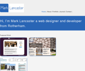 mark-lancaster.co.uk: Mark Lancaster  ·  FdA Web Design  ·  University Centre Wakefield
FdA Web Design: Launching the next generation of designers, business owners and creative professionals.