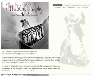 weschtaphotography.com: WeddinGraphy - Professionelle Hochzeitsreportagen
Spannende und moderne Hochzeitsfotos im Reportagestil - Wir fangen die romantischen und emotionalen Momente Ihres schönsten Tages ein!