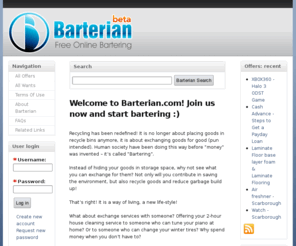 barterian.com: Barterian | Free Online Bartering
