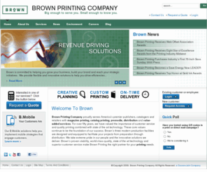 bpc.com: Brown Printing Company
Brown Printing Company offers Commercial Printing Services, Magazine Printing, Catalog Printing and more.